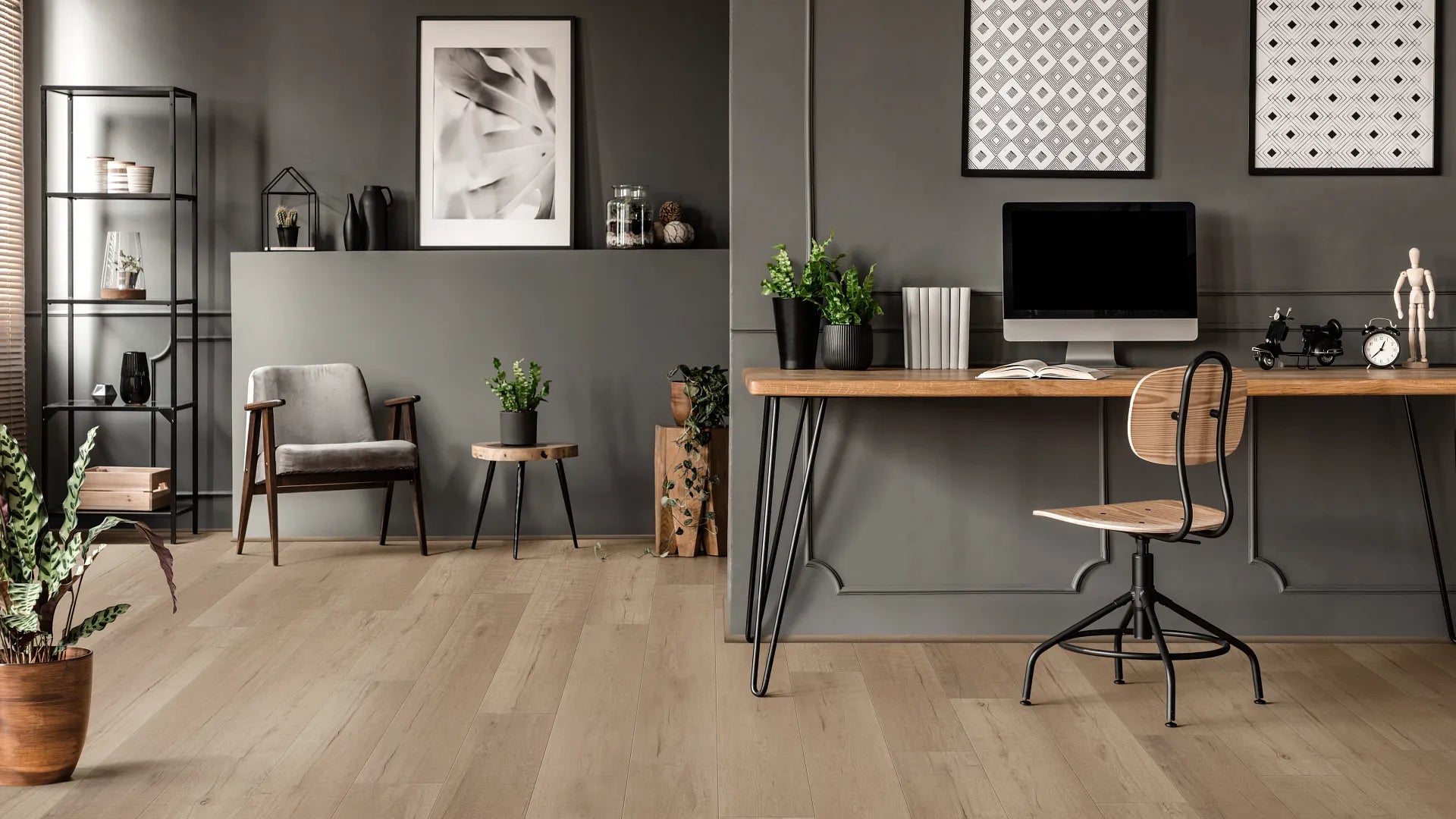 COREtec Plus Enhanced Plank Luxury Vinyl Jerome Oak