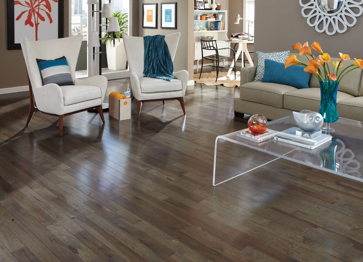 Somerset Solid Prefinished Hardwood Character Collection 3 1/4" Hickory Ember