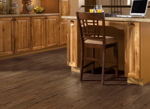 COREtec Plus 5" Luxury Vinyl Deep Smoked Oak