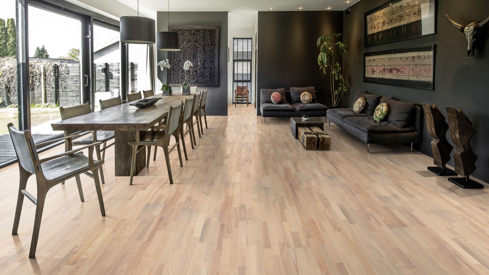 Kährs Engineered Hardwood Tres Collection Ash Ceriale