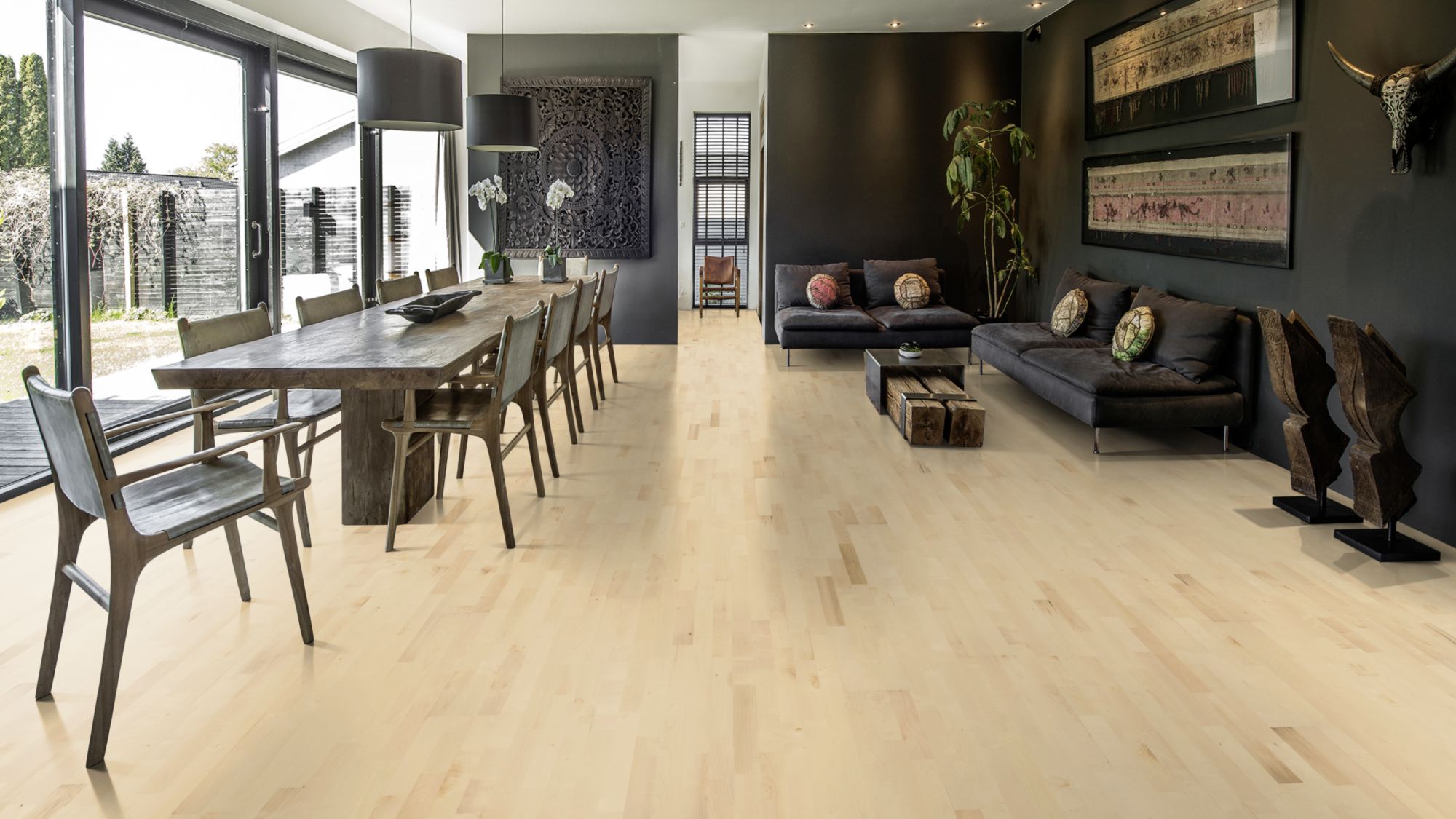 Kährs Engineered Hardwood Tres Collection European Maple Gotha