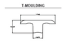 Mannington Laminate Restoration Sawmill Hickory T-Mold