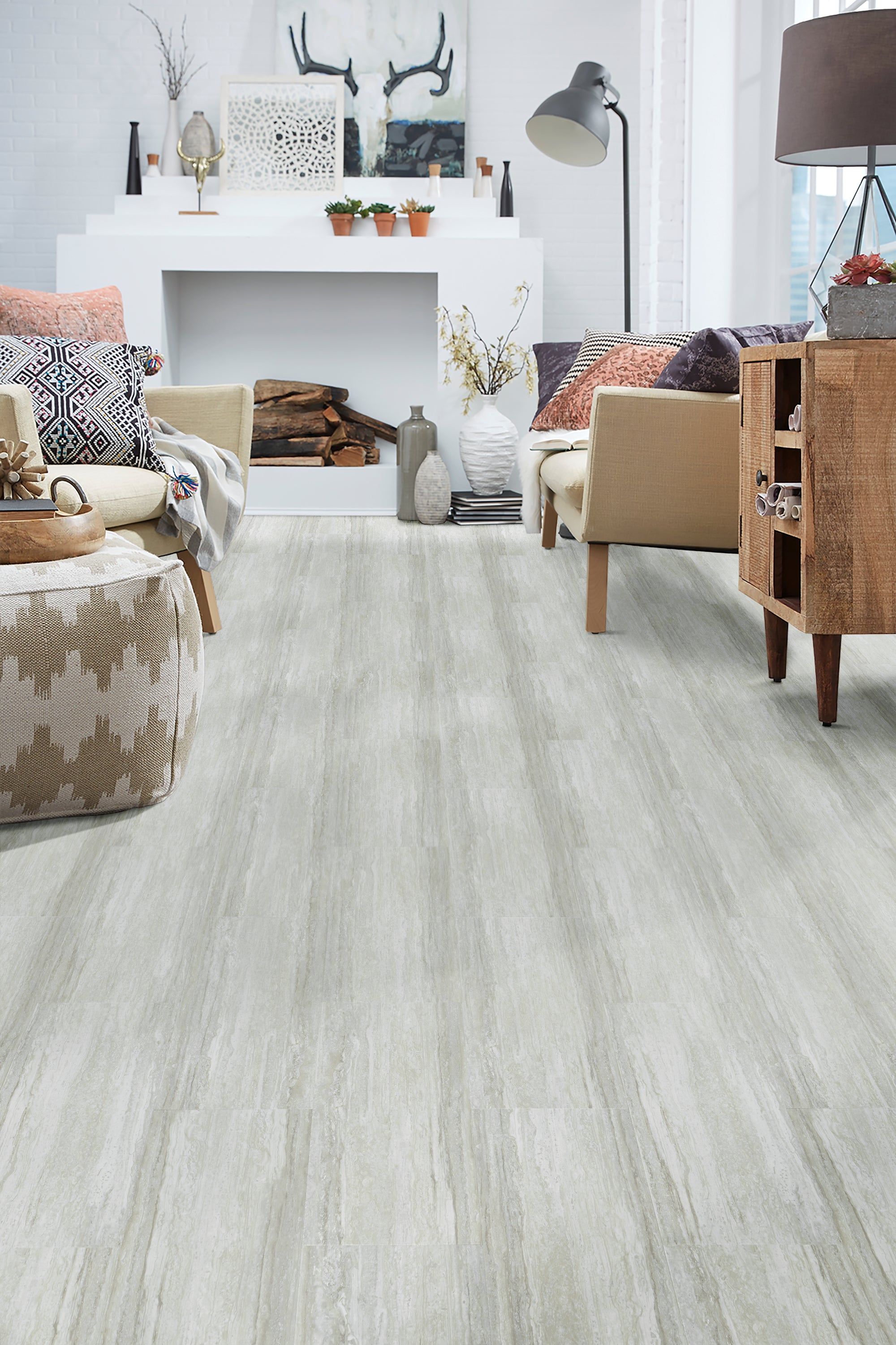 Mannington Adura Max Rectangles Luxury Vinyl Cascade Sea Mist