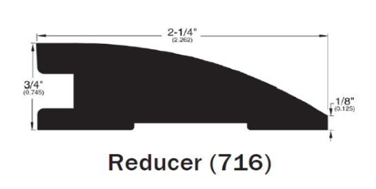 Somerset 3 1/4" Color Strip Collection Reducer