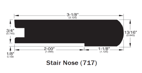 Somerset 5" Color Plank Collection Stairnose
