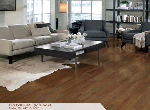 Somerset Solid Prefinished Hardwood HomeStyle 2 1/4" Red Oak Provincial