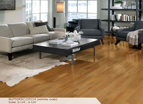 Somerset Solid Prefinished Hardwood HomeStyle 3 1/4" White Oak Butterscotch