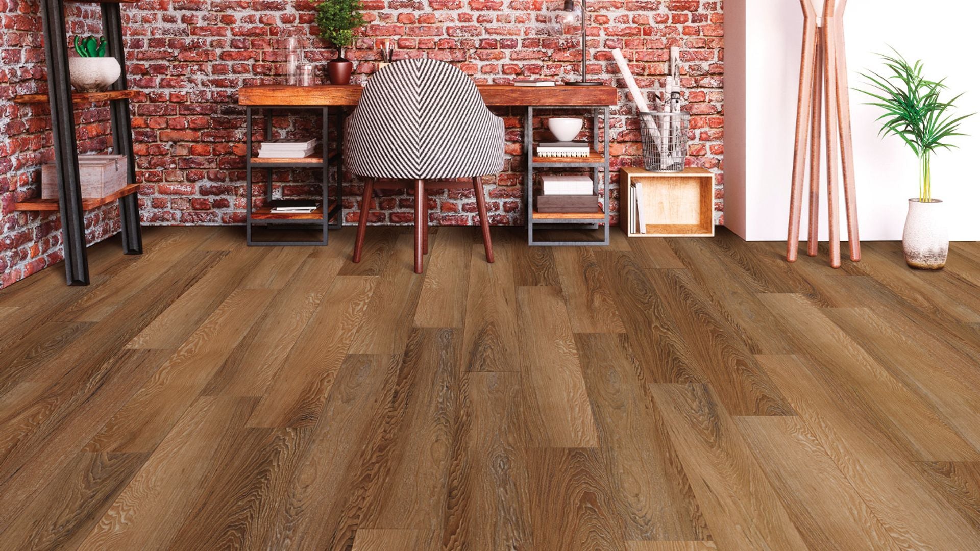 Coretec One Plus Luxury Vinyl Irvine Chestnut