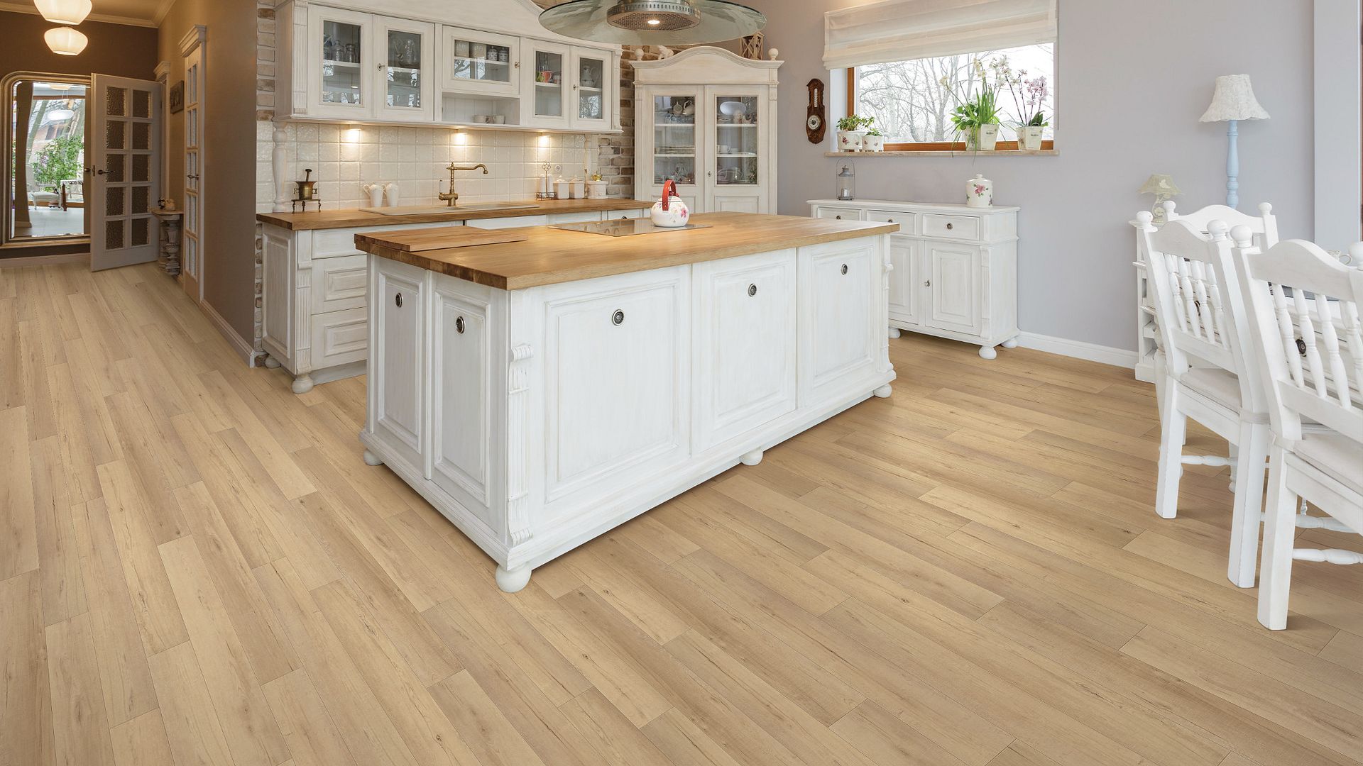 COREtec Plus Enhanced Plank Luxury Vinyl Calypso Oak